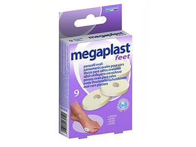 Пластырь Megaplast от мозолей Feet Protective N9 (овальный, латексный)
