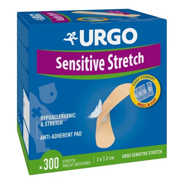 Пластырь URGO 20мм x 72мм Stretch антисептический N300
