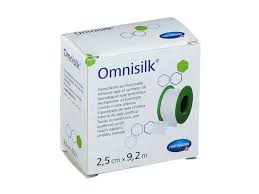 Пластырь Hartmann рулонный 2,5 см x 9,2 м Omnisilk (шелковый)