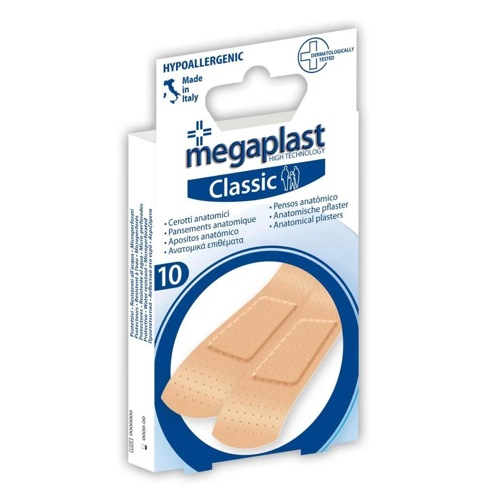 Пластырь Megaplast Classic (7 см x 2 см), N10