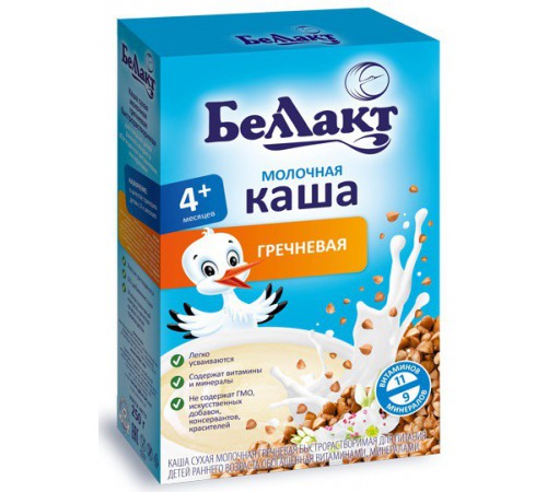 Bellact „Cereale cu lapte – hrișcă” 200 g (de la 4 luni)