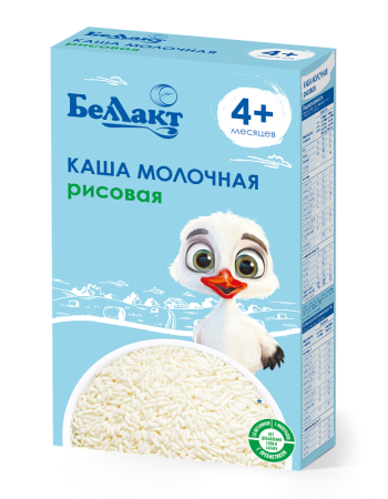 Беллакт “Молочная каша Рисовая” 200 г (с 4 месяцев)
