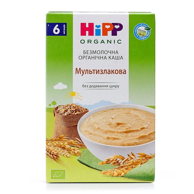 Hipp „Terci fără lapte Organic Multicereale” 200 g (de la 6 luni)