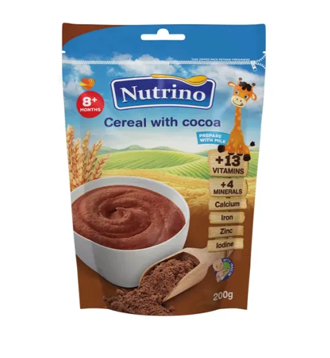 Nutrino „Terci cu lapte din grâu și cacao” 200 g (de la 6 luni)