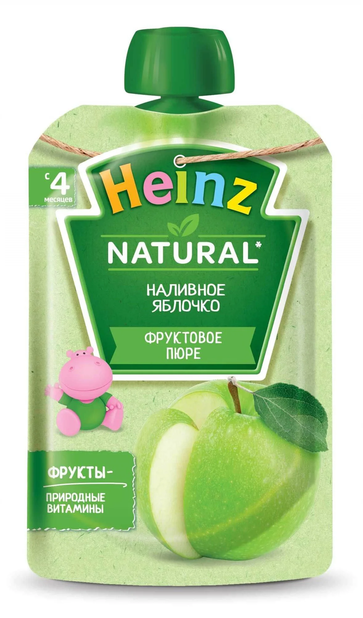 Heinz пюре фруктовое “Яблоко” 100 г (с 4 месяцев)