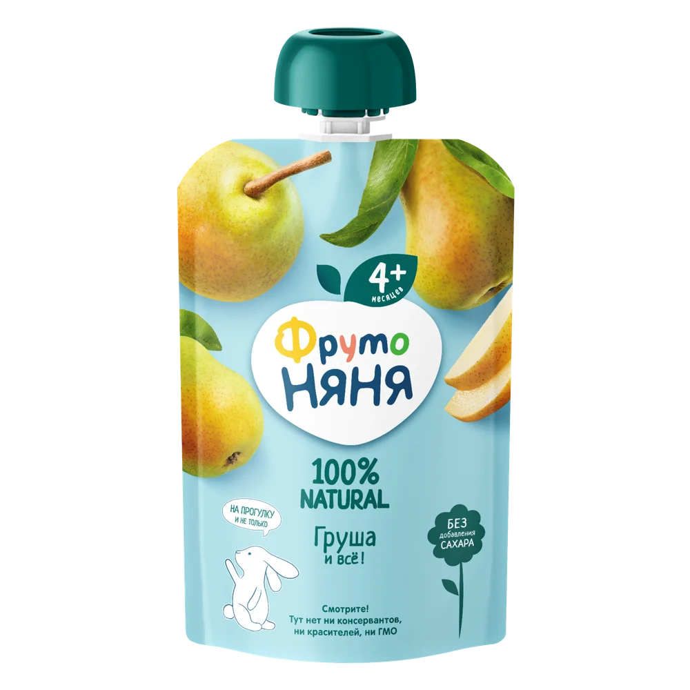 Фруто Няня Пюре «Груша» N12×90 г