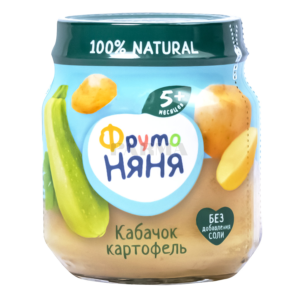 Fruto Няня Пюре Тыква-Картофель 110 г (с 5 месяцев)