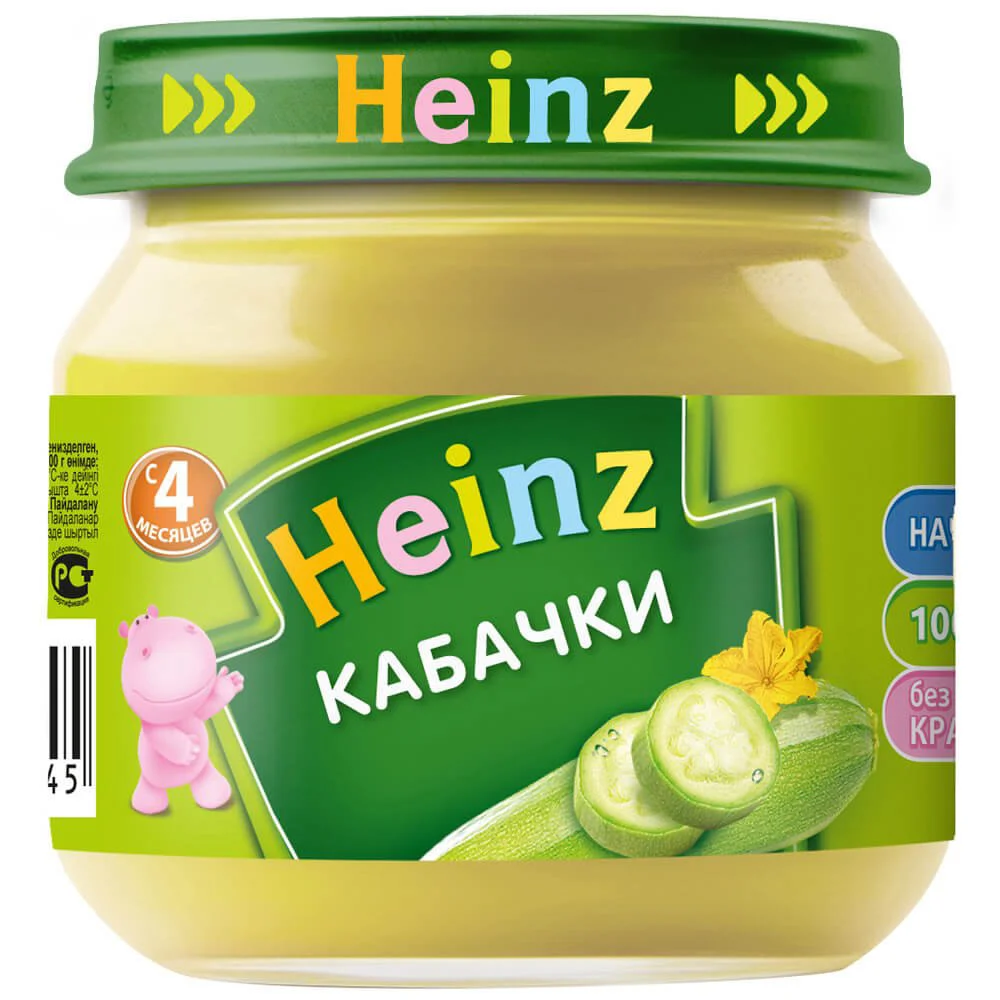 Heinz Piure de legume „Dovlecei” NEW 80 g (4 luni+)
