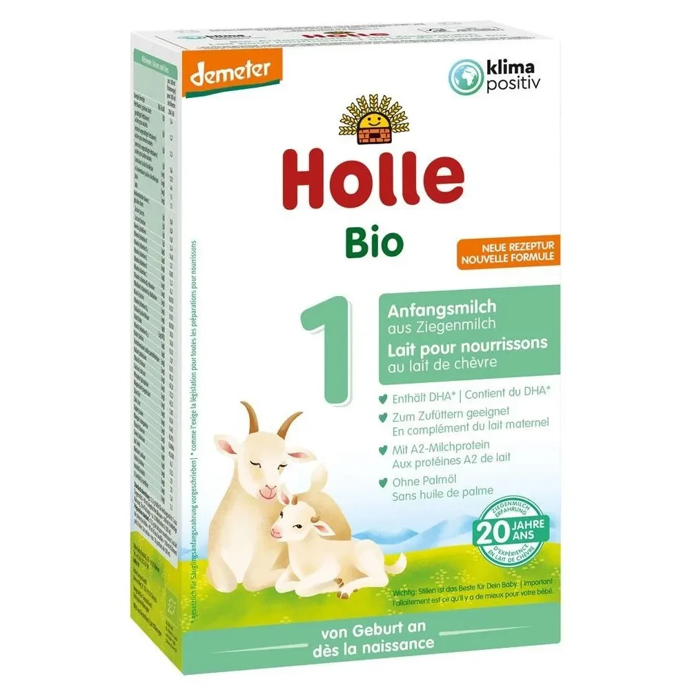 HOLLE Organic 1 (0 luni+) 400 g – Formula de lapte de capră pentru sugari