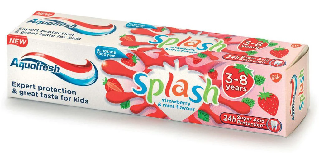 Зубная паста Aquafresh Splash 50 мл (3–8 лет)