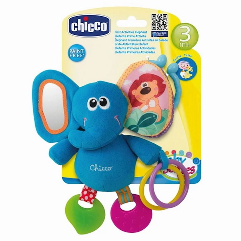CHICCO Погремушка “Слоник” (3–18 месяцев)