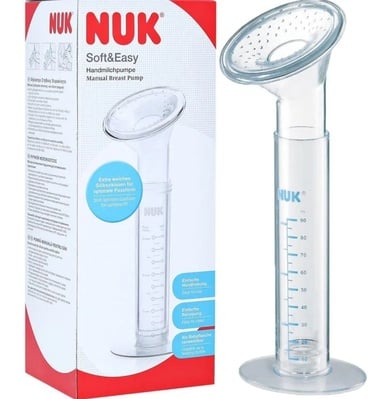 NUK Ручной молокоотсос “Soft & Easy” для сцеживания грудного молока (10252086)