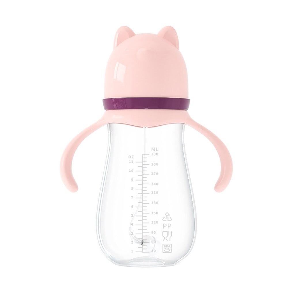 Бутылочка Baby Daoda 300 мл с ручками, силиконовая соска (BD009-6)