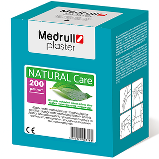 Пластырь 2,5 см x 7,2 см N200 Medrull Natural Care
