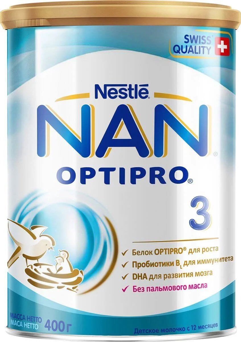 Nestlé NAN 3 OPTIPRO, 400 г 