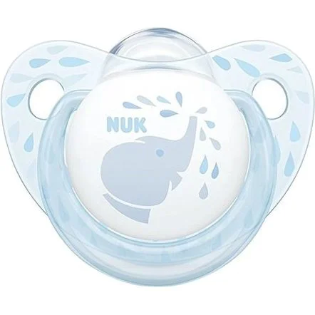Пустышка NUK силиконовая Baby Blue (6–18 месяцев)