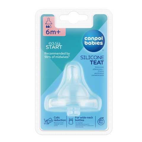 Соска Canpol силиконовая “EasyStart” размер 3 (12+ месяцев) (арт. 21/722)