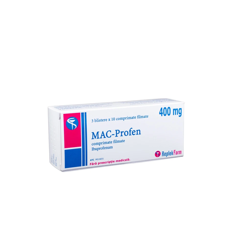 MAC-Profen 400mg comprimate filmate N10x3