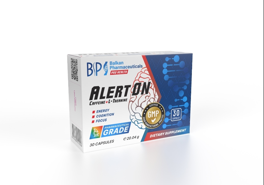 AlertON Caffeine+L-Theanine капсулы N30