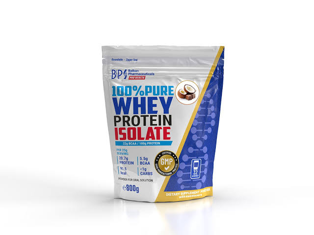 Whey Protein ISOLATE Шоколад и Кокос, Balkan Pharm.,Moldova 