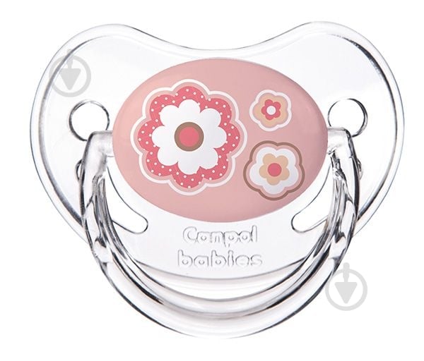Пустышка Canpol силиконовая, ортодонтическая (0–6 месяцев) (22/565)