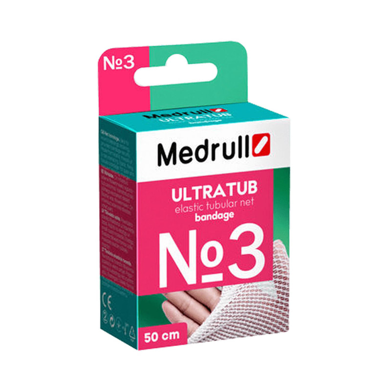 Марлевая трубчатая сетка ULTRATUB N3 (2,3 см x 50 см) нестерильная Medrull