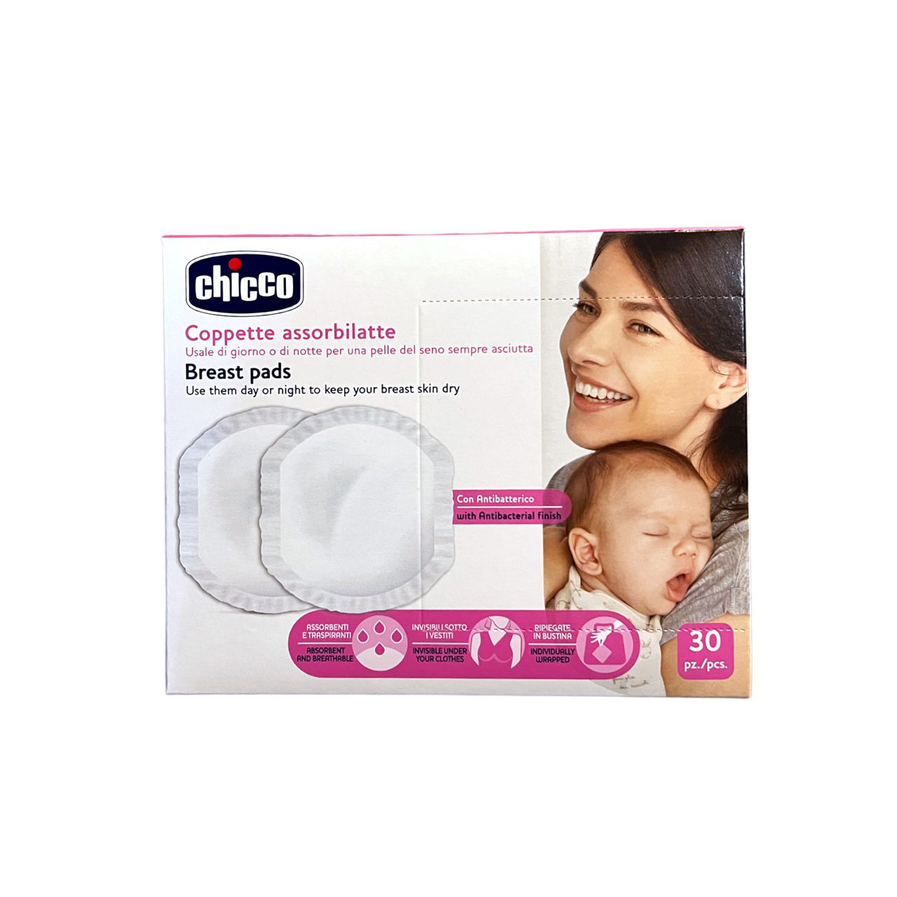 CHICCO Прокладки для бюстгальтера, 30 штук