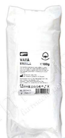 Вата стерильная 100,0 г Medica