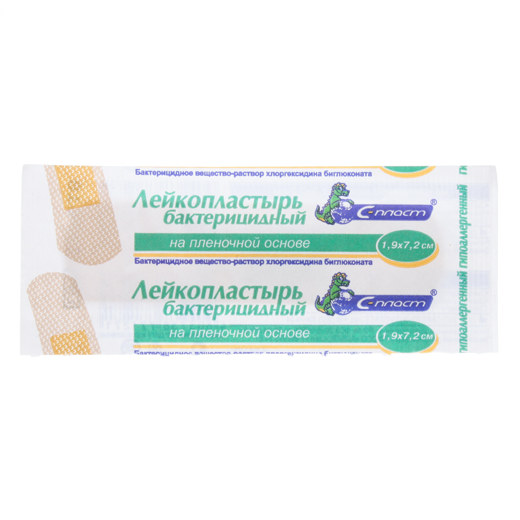 Бактериальный пластырь, 1,9 см x 7,2 см Китай