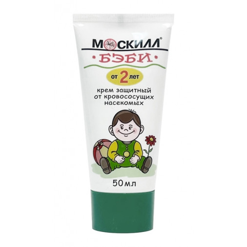 MOSKILL BABY Крем-репеллент для защиты от укусов насекомых 50 мл (от 2 лет)