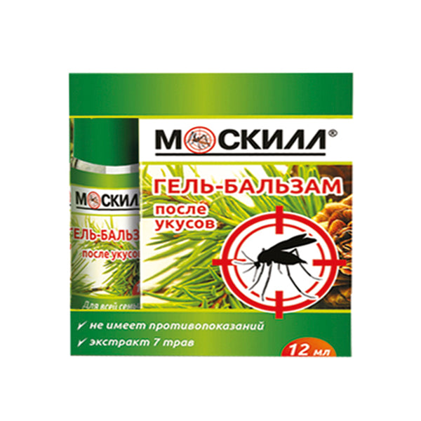 MOSKILL Гель-бальзам после укусов насекомых Roll-on 12 мл