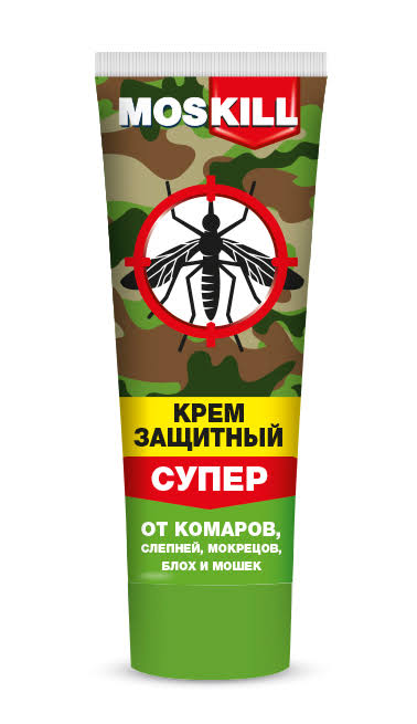 MOSKILL Крем репеллент против комаров Super, 75 мл