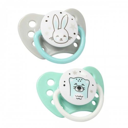 BabyOno Пустышка силиконовая, ортодонтическая (0–6 месяцев) (арт. 1214)