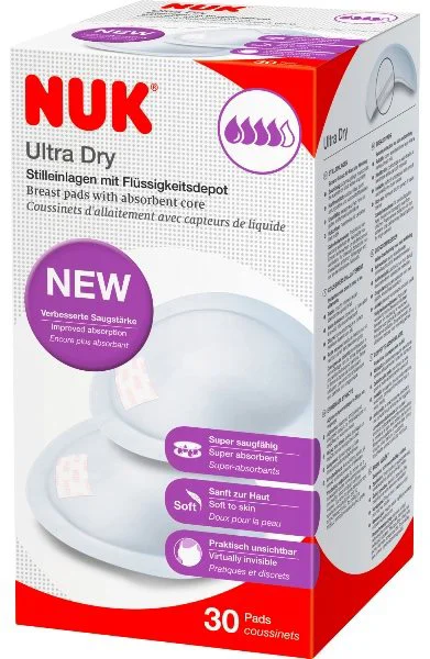 NUK Прокладки для бюстгальтера Ultra Dry, 30 штук (252.123)