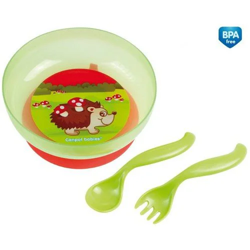 Тарелка Canpol пластиковая с фиксатором (4/416)