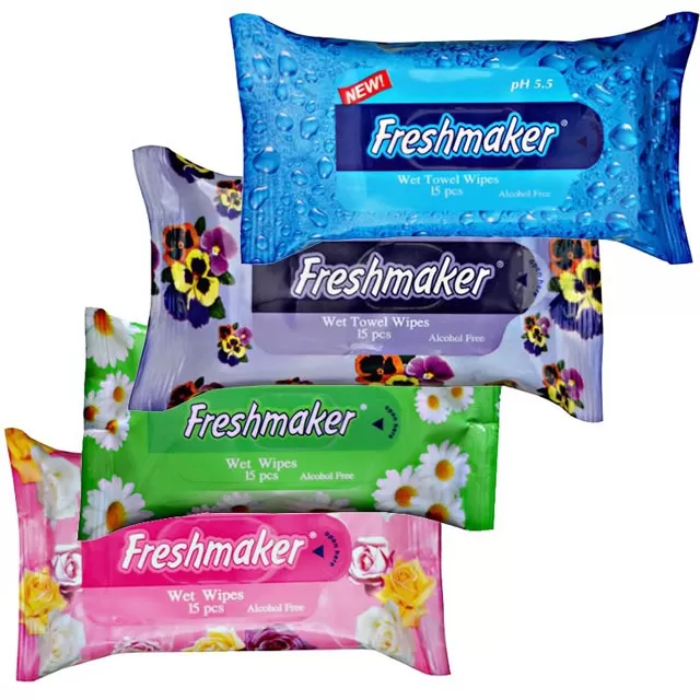 Влажные салфетки Freshmaker Acord, 15 штук