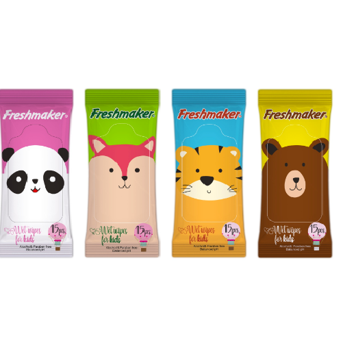 Влажные салфетки для детей Freshmaker N15 Kids
