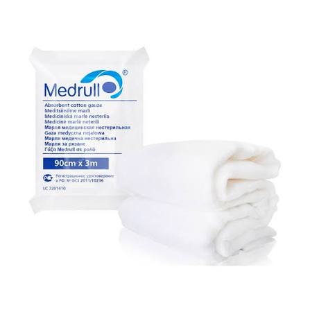 Медицинская марля нестерильная 90 см x 3 м Medrull (упак.)