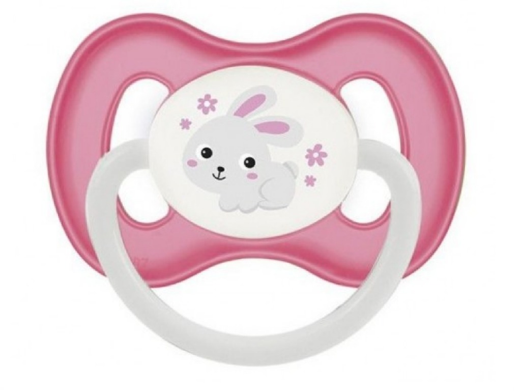 Пустышка Canpol силиконовая, симметричная (6–18 мес.) (23/269) Bunny and Company