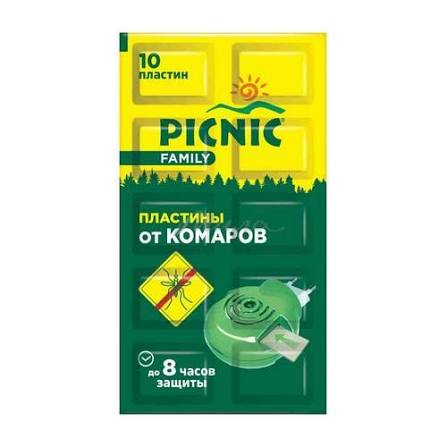 PICNIC Family пластинки от комаров и других насекомых, N10