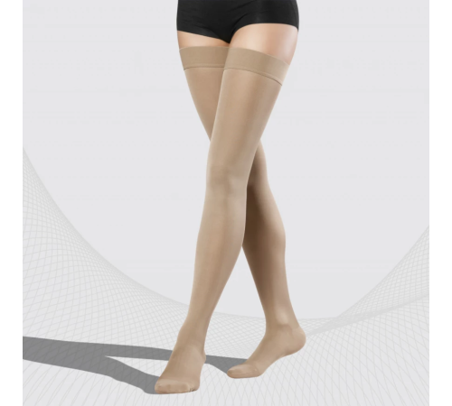 Чулок эластичный компрессионный 3/4, размер 1 (18–21 мм рт. ст.) (0401) N5, бежевый Tonus