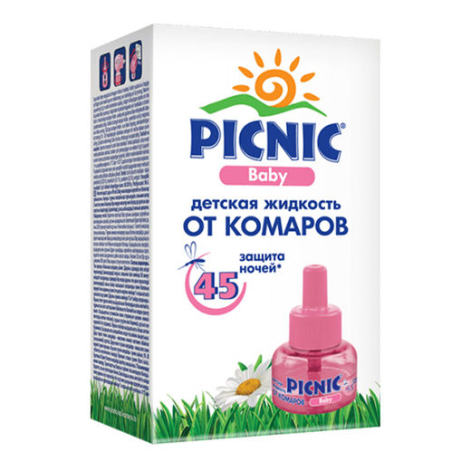 PICNIC BABY Lichid anti-țânțari 30 ml (pentru 45 de nopți)