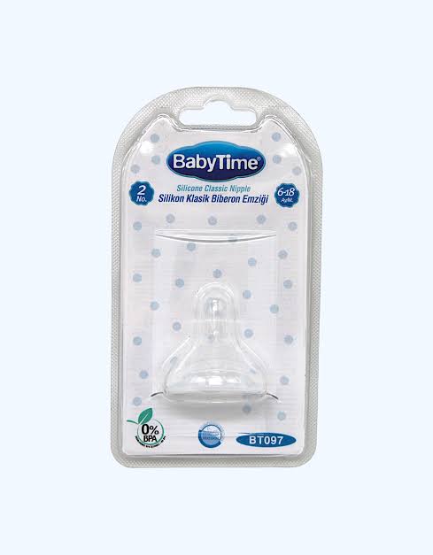 Соска BabyTime силиконовая Классическая N2 (6-18 месяцев) (BT097)