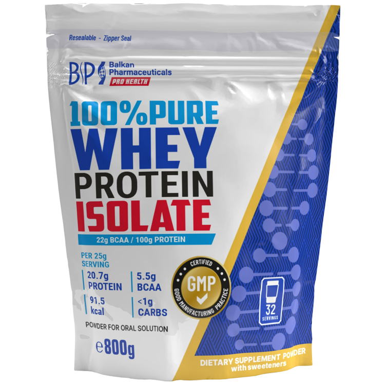 Whey Protein ISOLATE, Banană, Balkan Pharm.,Moldova