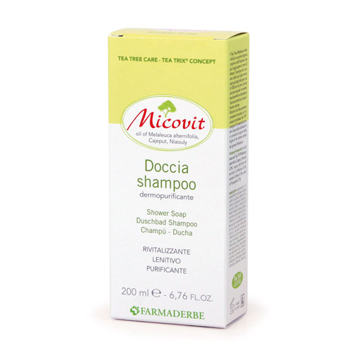 Шампунь-гель для душа Micovit Doccia Shampoo 200 мл Farmaderbe