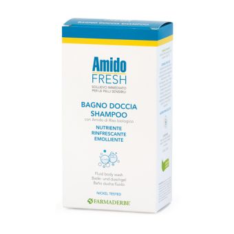 Șampon și Gel de duș AmidoFresh Bagno Doccia 300 ml Farmaderbe