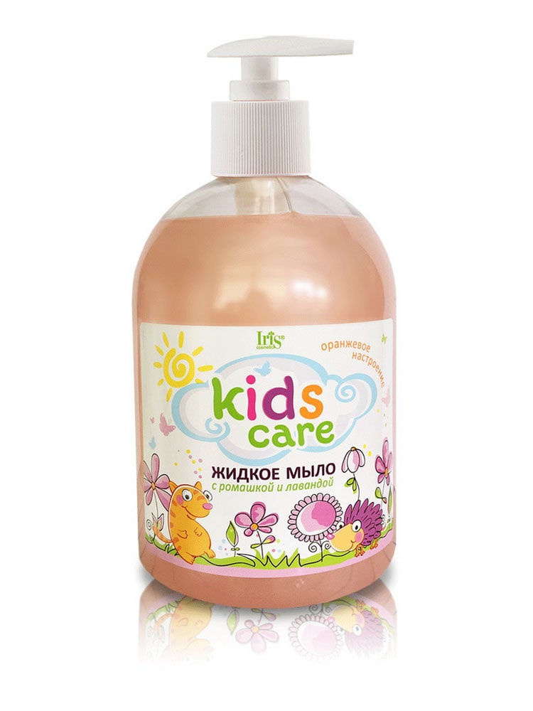 Жидкое мыло для детей Iris Cosmetics Kids Care “Ромашка и лаванда” 500 мл