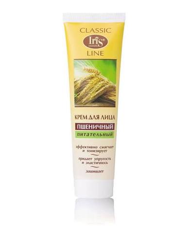 Crema pentru față Iris, Classic Line Nutritivă „Grâu”, 100 ml (tub)