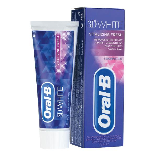 Зубная паста Oral-B 75 мл 3D White Vitalizing Fresh