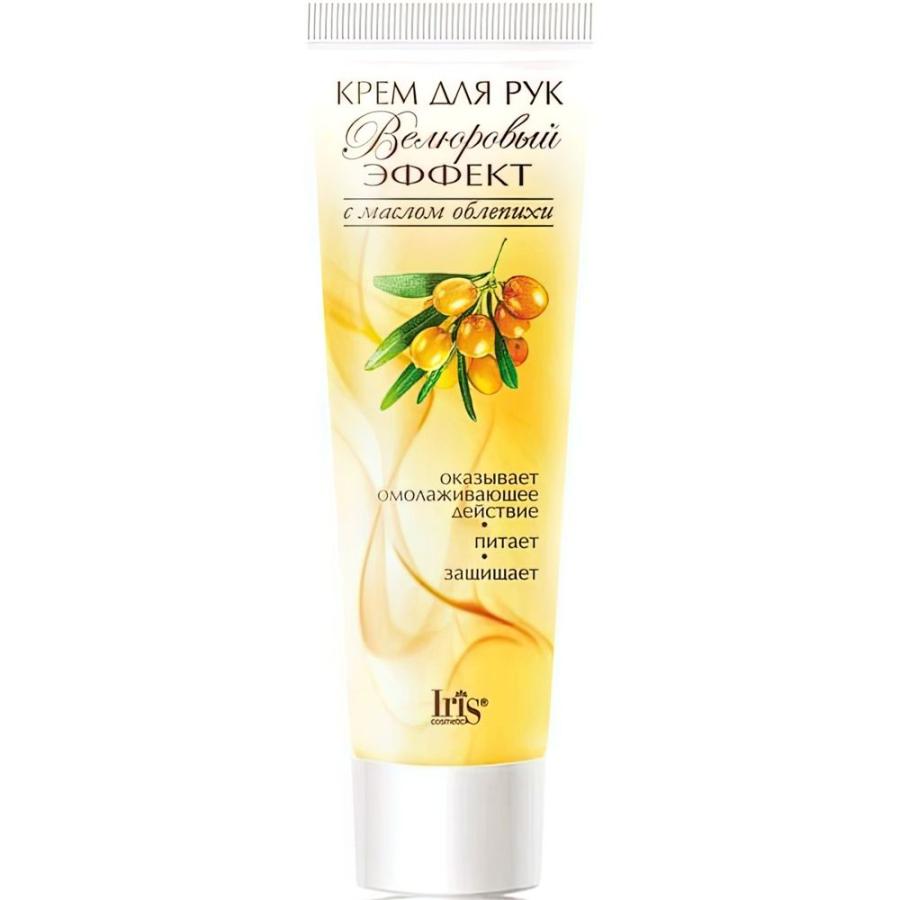 Iris Крем для рук 100 мл “Вельветовый эффект” с Маслом Облепихи